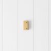 Shower Glass Clamp Brushed Brass