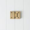 Shower Hinge Glass to Glass Brushed Brass