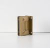 Shower Hinge Glass to Wall Brushed Brass