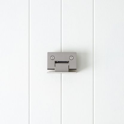 Shower Hinge Glass to Wall Stainless Steel
