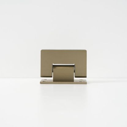 Shower Hinge Glass to Wall Warm Brushed Nickel