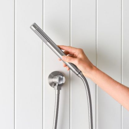 Shower Hose + Sprayer Stainless Steel
