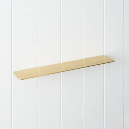 Shower Shelf Brushed Brass