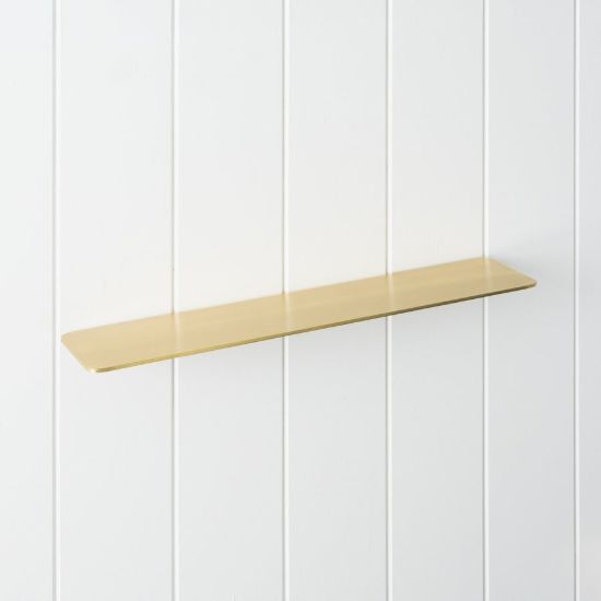 Shower Shelf Brushed Brass
