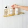 Shower Shelf Brushed Brass