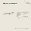 Shower Shelf Stainless Steel
