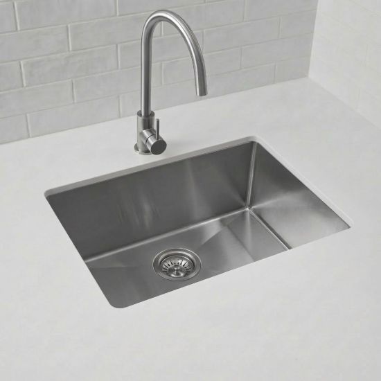 Single Bowl Deep Sink 550x450mm Stainless Steel