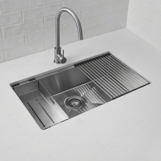 Single Bowl Sink 750x450mm Stainless Steel