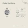 Sliding Door Lock Warm Brushed Nickel