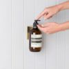 Soap Bottle Holder Warm Brushed Nickel