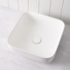 Above Counter Square Basin Matte White