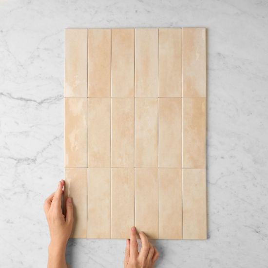 Stanmore Gloss Subway Bone Tile