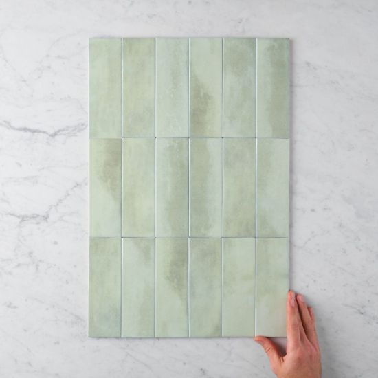 Stanmore Gloss Subway Green Tile