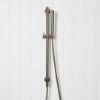 Straight Hand Shower + Adjustable Rail Antique Brass