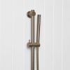 Straight Hand Shower + Adjustable Rail Antique Brass