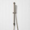 Straight Hand Shower + Adjustable Rail Antique Brass