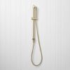 Straight Hand Shower + Adjustable Rail Brushed Brass
