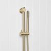 Straight Hand Shower + Adjustable Rail Warm Brushed Nickel