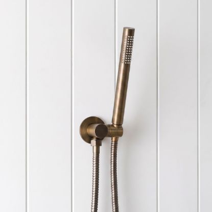 Shower Hose + Sprayer Antique Brass