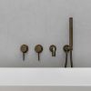 Shower Hose + Sprayer Antique Brass