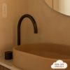 Sydney Basin Spout + Benchtop Progressive Mixer Antique Brass