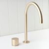 Sydney Basin Spout + Benchtop Progressive Mixer Warm Brushed Nickel