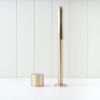 Sydney Basin Spout + Benchtop Progressive Mixer Warm Brushed Nickel