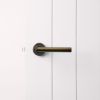 Sydney Door Handle with Lock Antique Brass
