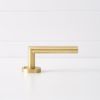 Sydney Door Handle with Lock Brushed Brass