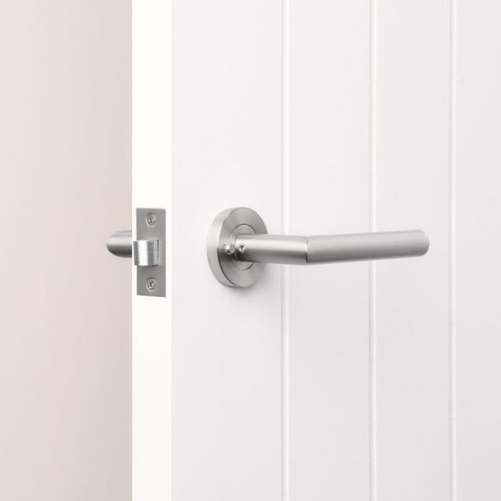 Sydney Door Handle with Lock Stainless Steel