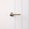 Sydney Door Handle with Lock Warm Brushed Nickel