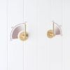 Sydney Double Handle Taps Brushed Brass