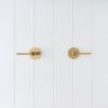 Sydney Double Handle Taps Brushed Brass