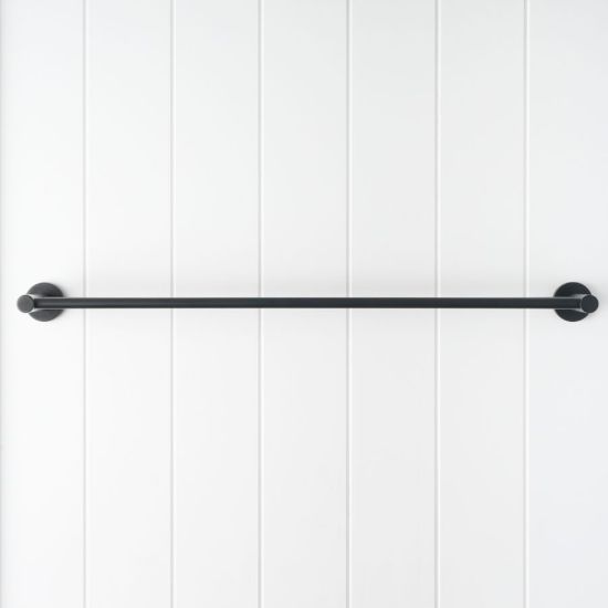 Sydney Double Towel Rail 600mm Matte Black