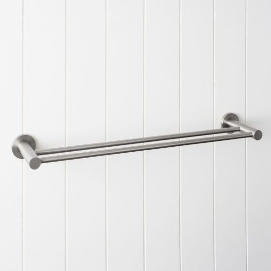 Sydney Double Towel Rail 600mm Stainless Steel