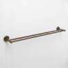 Sydney Double Towel Rail 750mm Antique Brass