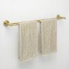 Sydney Double Towel Rail 750mm Brushed Brass
