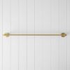 Sydney Double Towel Rail 750mm Brushed Brass