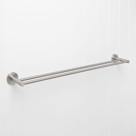 Sydney Double Towel Rail 750mm Stainless Steel