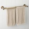 Sydney Double Towel Rail 600mm Antique Brass