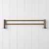 Sydney Double Towel Rail 600mm Antique Brass
