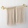 Sydney Double Towel Rail 600mm Brushed Brass