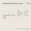Sydney Hand Towel Holder Stainless Steel