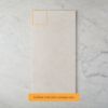 Sydney Matte White Stone Look Tile 300x600mm