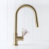 Sydney Dual Function Pullout Kitchen Mixer Brushed Brass