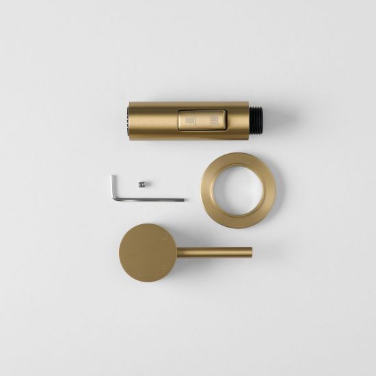 Sydney Dual Function Pullout Kitchen Mixer Trim Kit Brushed Brass