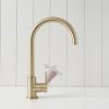 Sydney Round Kitchen Mixer Warm Brushed Nickel