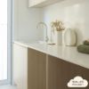 Sydney Round Kitchen Mixer Warm Brushed Nickel