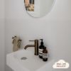 Sydney Short Basin Mixer Antique Brass