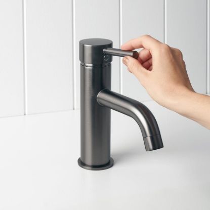 Sydney Short Basin Mixer Gunmetal